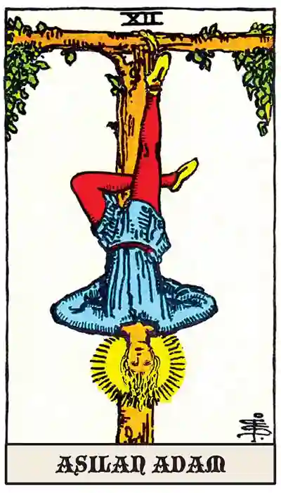 asılan adam kartı anlamı tarot