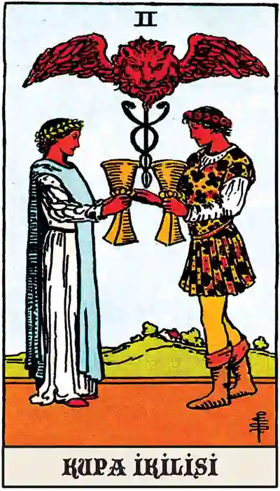 kupa ikilisi kartı anlamı tarot