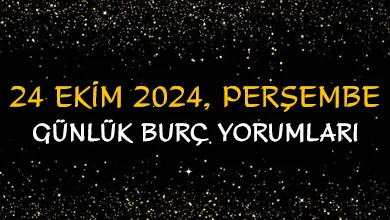 24 ekim 2024 perşembe günlük burç yorumları